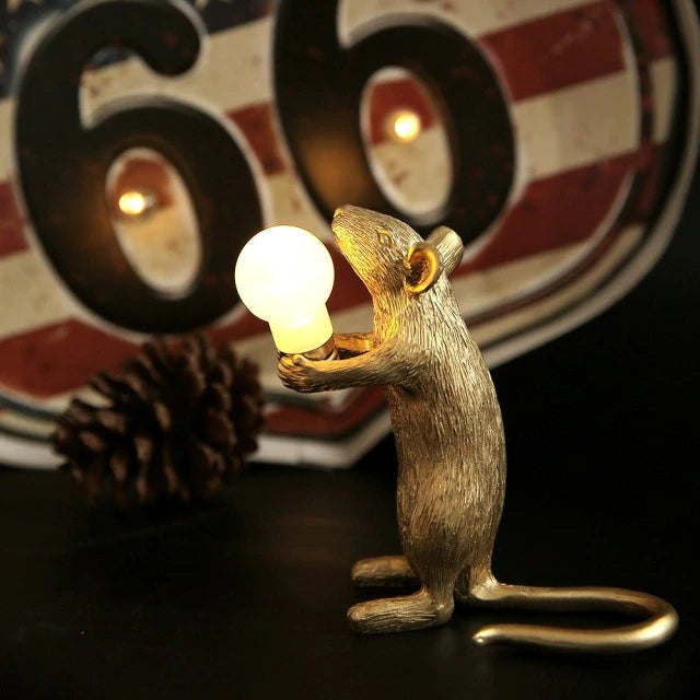 Tafel-muis-lamp Cannelli™ | Zonder Snoer, Incl. Batterij én Lamp | Tijdelijk 1 + 2 GRATIS