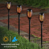 SolarGarden™ - 33 LED Tuinfakkels | Werkt op Zonne-energie - Sfeervolle Tuinverlichting - Voor Buiten - Waterproof