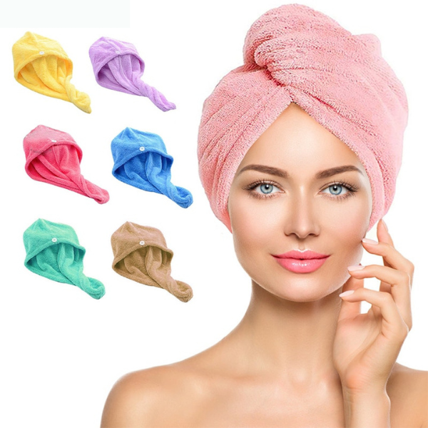 FastDry™ - Handdoek voor Jouw Haar | Snel Drogen - Microvezels - Goed voor jouw Haar - Makkelijk Vastknopen