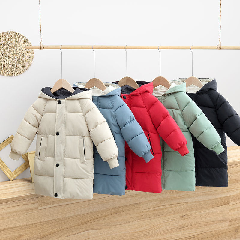 KiddoParka™ - Winterjas | Voor Kinderen - Comfortabel en Warm - Zijzakken en Capuchon