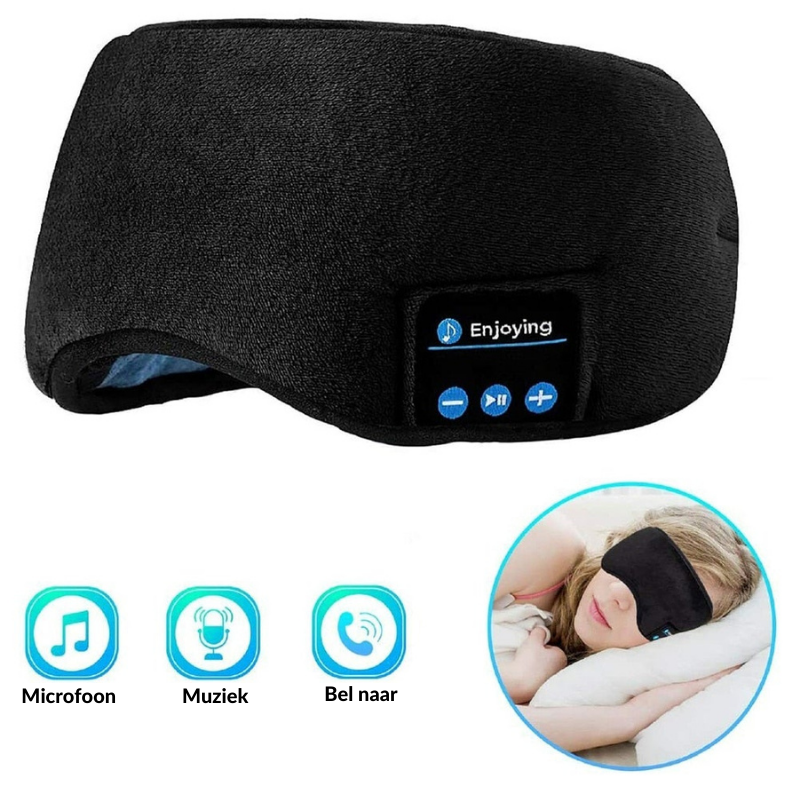 Dreamy™ Slaapmasker Hoofdtelefoon 😴 | Het nieuwste Anti-lawaai en Anti-licht oplossing voor betere nachtrust