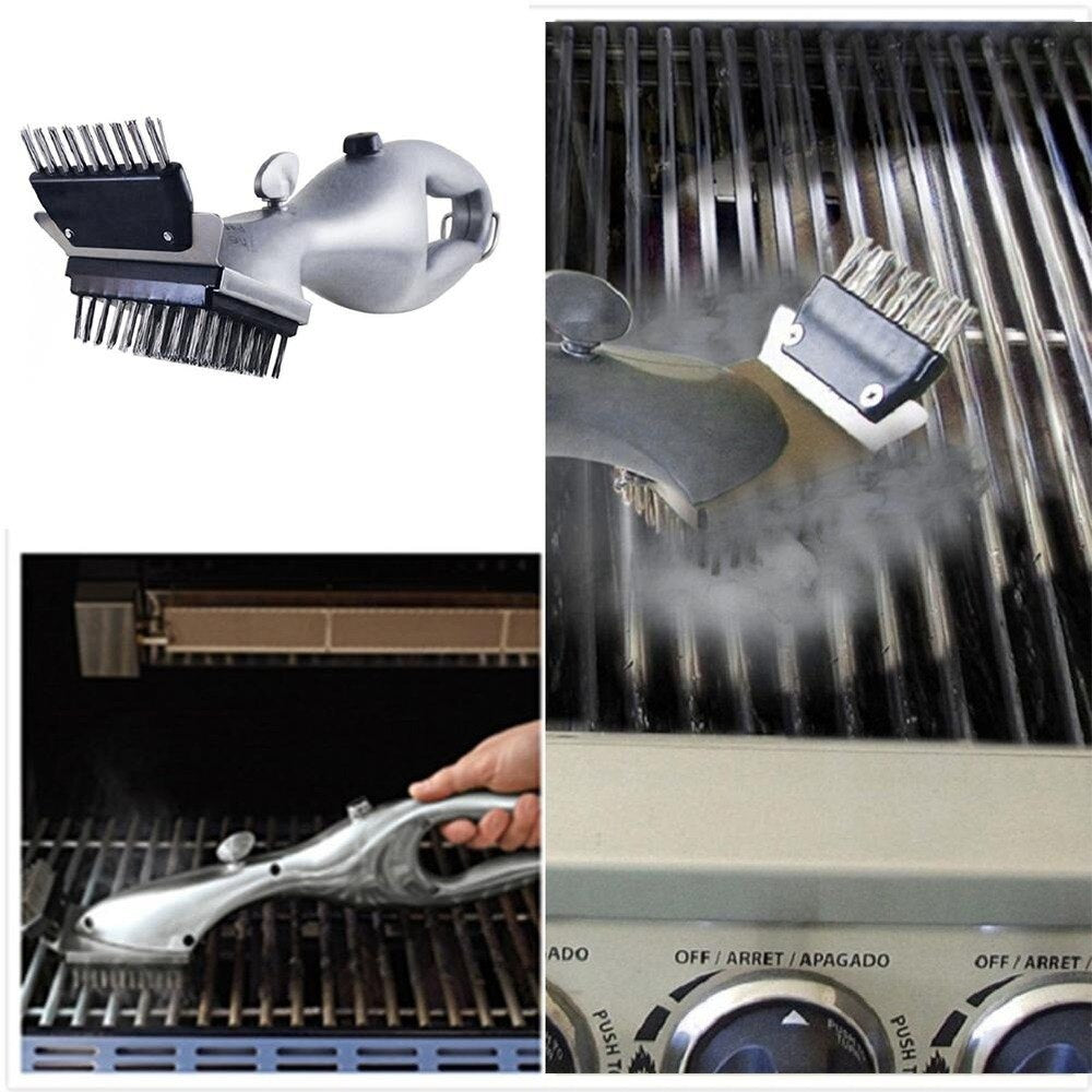 CleanGrill™ - BBQ Stoomreinigingsborstel | Ergonomisch ontwerp - Binnen no-time een schone BBQ Grill - Milieuvriendelijk - Multifunctioneel