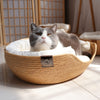 CatLounge™ - Handgewoven Kattenbed | Comfortabel - Rotan - Milieuvriendelijk Ademend materiaal