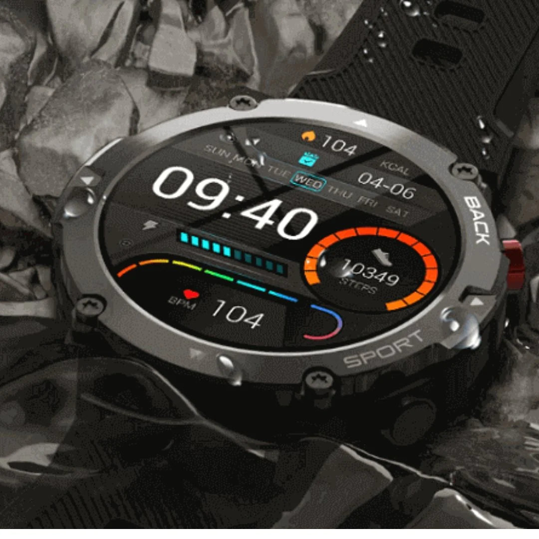 BeSmart™ - Smartwatch | IP68 Waterproof - Krachtige Batterij - Makkelijk Instelbaar - Monitoring van je Gezondheid - Personal Trainer